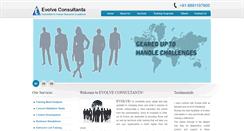 Desktop Screenshot of evolveconsultants.in